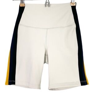 Splits59 White and Black Bike Shorts